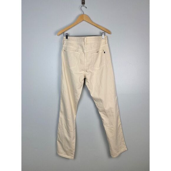 Anthropologie Pilcro Ivory/Cream Slim Boyfriend Tall Jeans With Colorful Embroid - Picture 4 of 16